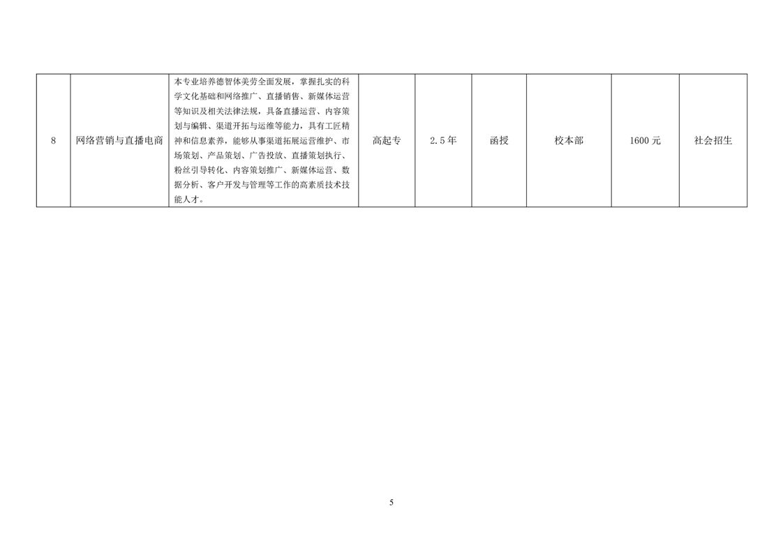宿州航空职业学院 2023年高等学历继续教育招生简章